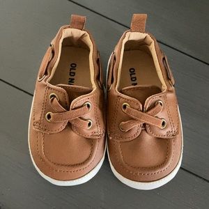 Baby boy brown loafers!